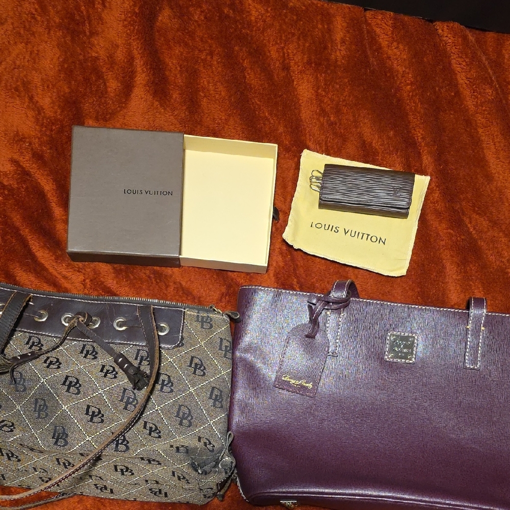 Dooney and bourke bundle with free louis vuitton epi key holder
